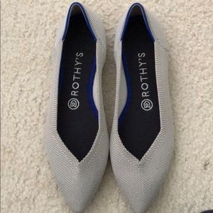 Rothy’s The Point Flax color 8.5